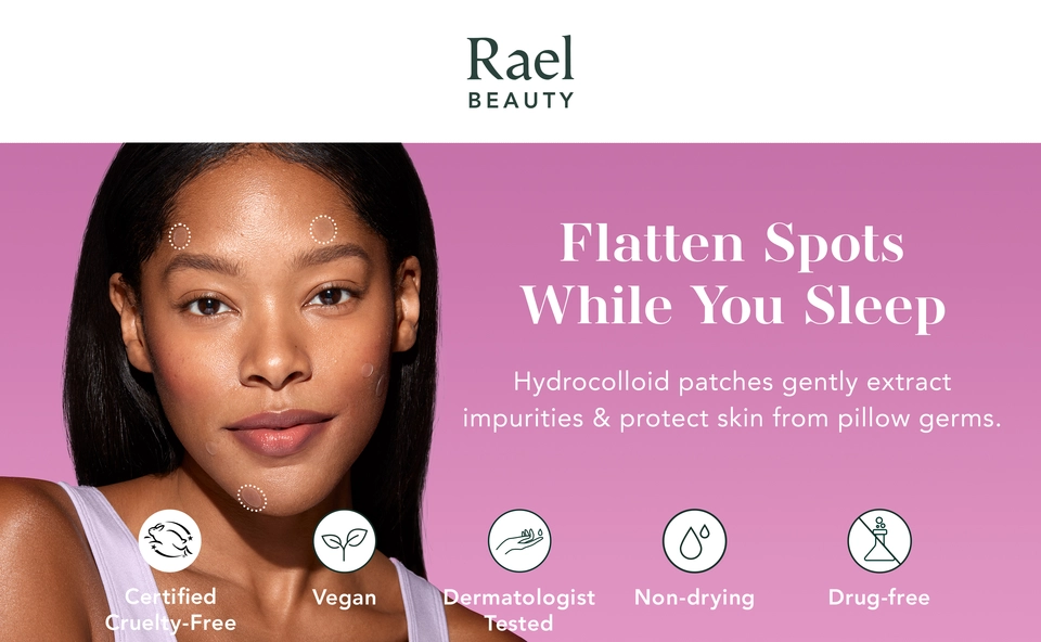 Flatten Spots While You Sleep. Hydrocolloid patches gently extract impurities &amp; protect skin from pillow germs.