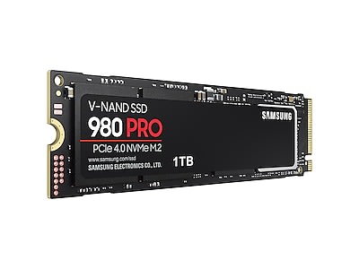 Samsung 980 Pro SSD 1TB M.2 NVMe Interface PCIe Gen 4x4 ...
