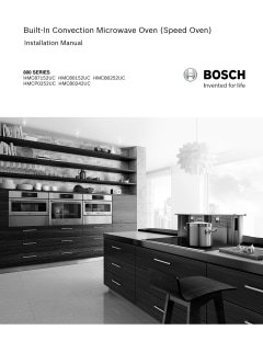 Bosch 800 Series 2 in 1 Microwave and Convection Oven HMC80252UC