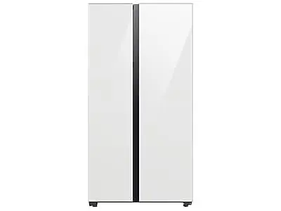 訳あり・アウトレット特集 Samsung Bespoke Side-by-Side Refrigerator (28 cu. ft.) with 米・雑穀・粉類