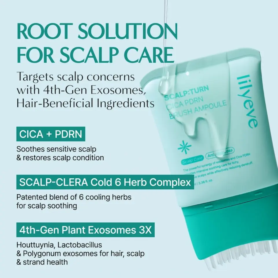 Scalp:Turn Cica PDRN Brush Ampoule