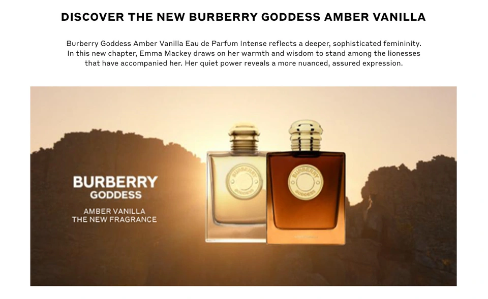 Discover the new Goddess Amber Vanilla