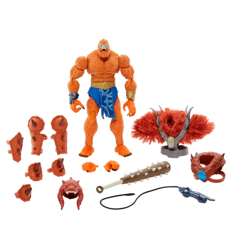 MOTU Masterverse Deluxe Beast Man Action Figure with Battle