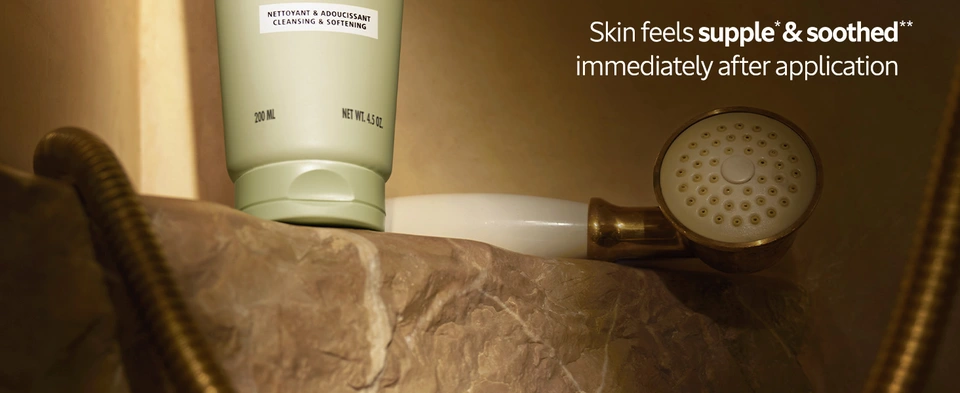 Skin feels supple &amp; soothed immediately after application