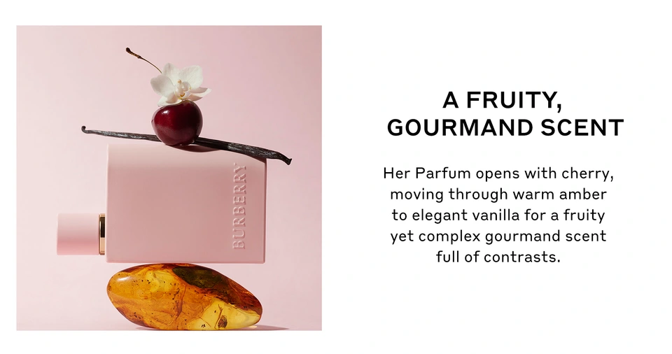 A fruity gourmand scent