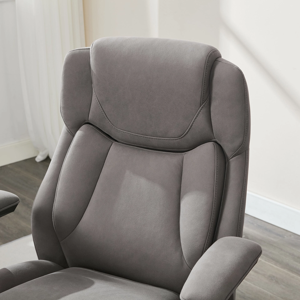 La-Z-Boy Noelin Ergonomic Fabric Swivel Task Chair, Gray (52703