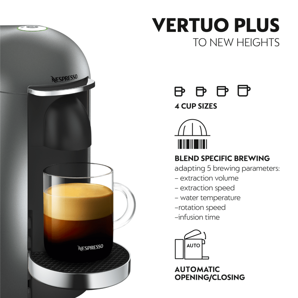 Vertuo Pop+ Deluxe Bundle - Nespresso Machines - Titan - Breville