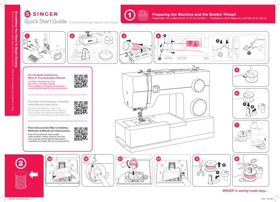 SINGER® Heavy Duty 4423 Sewing Machine with 97 Stitch Applications Perfect for Sewing All Types