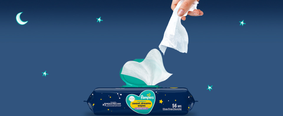 thumbnail video image 2 of Pampers Baby Wipes Swaddlers Sweet Dreams 12X 672 Count, 2 of 15