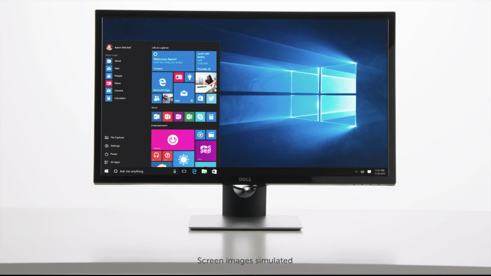 thumbnail video image 2 of Dell 4K S2817Q 28" Screen LCD MonitorDell 28" 4k 3840x2160 HDMI DP USB 60hz 2ms UHD LCD Monitor- S2817Q, 2 of 13