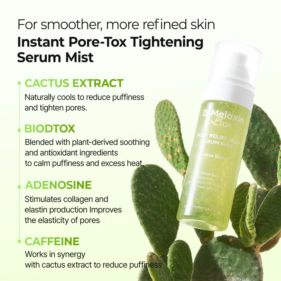 CACTOX Pore Relief Jelly Serum Mist