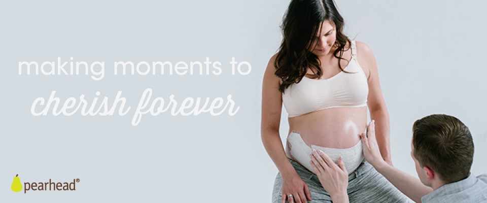Little Pear Belly Casting Kit, Expecting Mom Pregnancy Keepsake, Pregnant  Belly Mold, White 