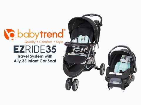 Baby Trend EZ Ride 35 Travel System Sophia Stroller and Car Seat Set Walmart