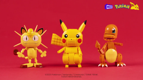 MEGA Pokémon Build & Show Kanto Region Trio Building Toy