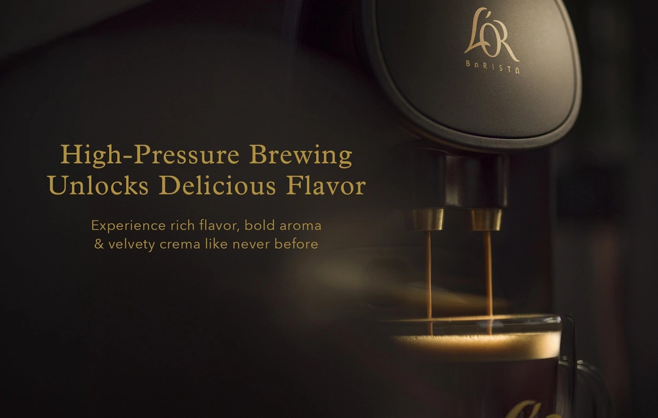 High-Pressure Brewing Unlocks Delicious Flavor. Experience rich flavor, bold aroma &amp; velvety crema like never before.