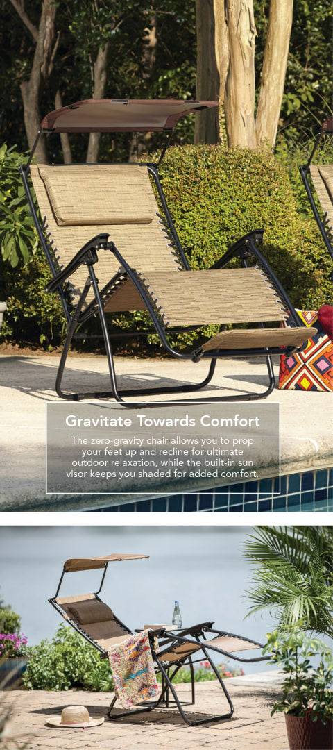 garden treasures zero gravity chair