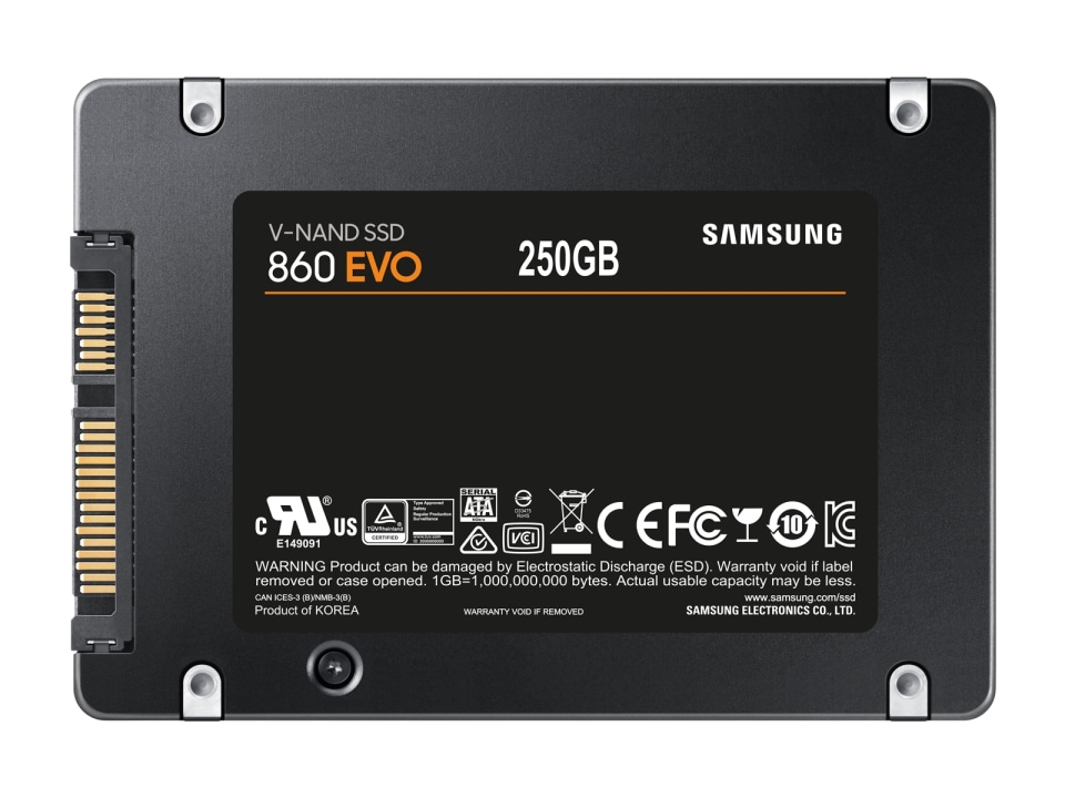 Neweggbusiness Samsung 860 Evo Series 2 5 250gb Sata Iii V Nand 3 Bit Mlc Internal Solid State Drive Ssd Mz 76e250b Am