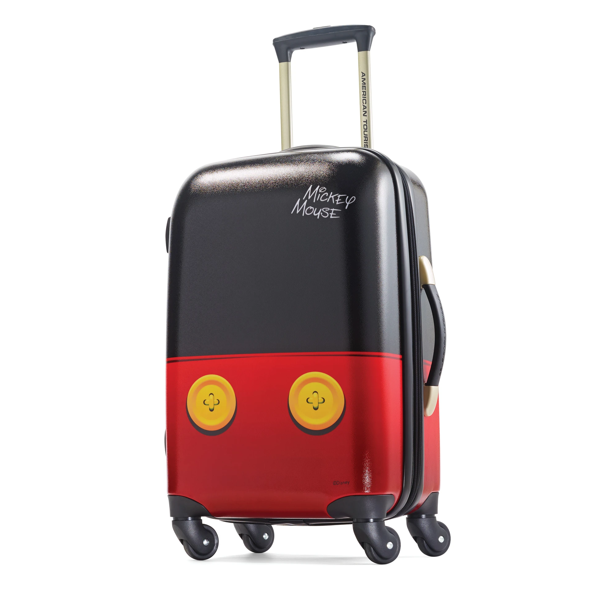 American Tourister Disney Mickey Mouse 21 inch Hardside Spinner Carry On Luggage One Piece Walmart