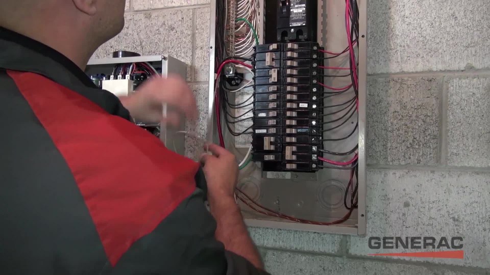 thumbnail video image 2 of Generac 6854, 30 Amps, 240 Volts, Gray, Transfer Electrical Switch, 2 of 4