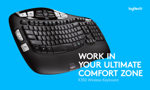 Lim Konklusion omdrejningspunkt Logitech K350 Wireless Keyboard | Dell USA