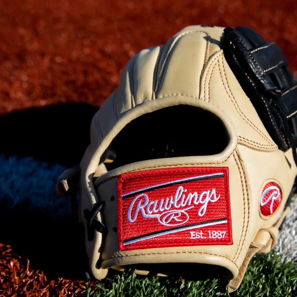 Rawlings Gants de Baseball Pro Preferred pour Homme | Tailles 31,5-12,75 | Gants de Baseball de Styles Multiples, Chameau | V-Web, Infield