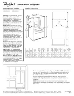 whirlpool wrf535swhz dimensions