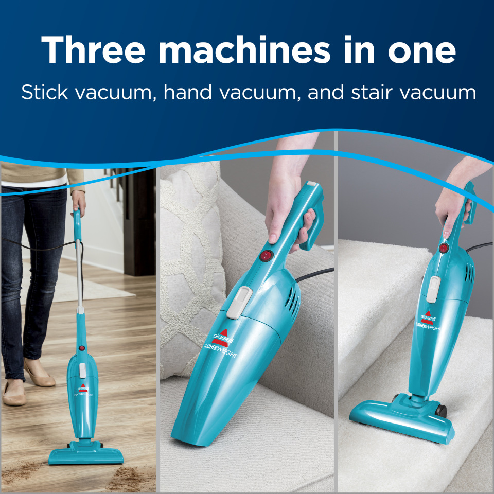 BISSELL, 3061 Featherweight Cordless Stick Vacuum, Electric Blue