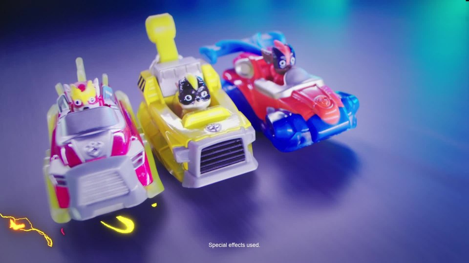 paw patrol mighty meteor track set