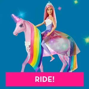 Barbie Dreamtopia Magical Lights Unicorn and Doll R Exclusive Toys R Us Canada