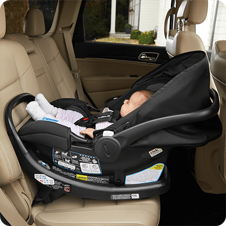 using graco car seat without base