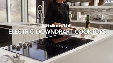 Electric Downdraft Cooktop
