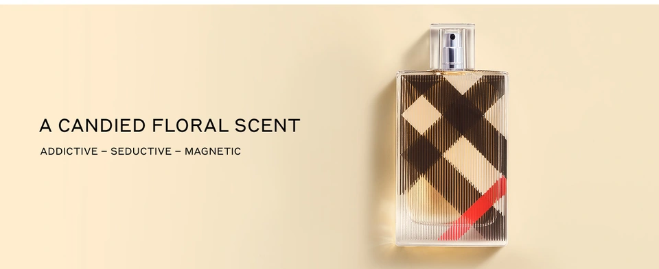 A candied floral scent
