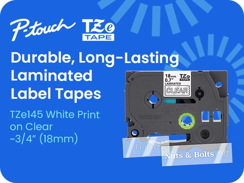 TZE145 | LabelMakersPrinters | By Brother