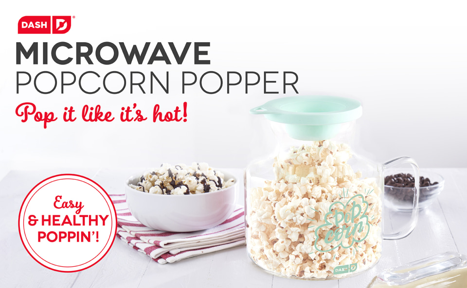 Dash Microwave Popcorn Popper - Aqua 1 ct