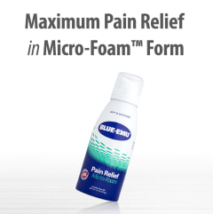 Blue Emu Micro-Foam Muscles and Joints Arthritis Maximum Pain Relief and  Support for Strains Sprains & Backaches Odor Free Non Greasy Aloe Vera 3.5  Oz 1 Ounce (Pack of 1)
