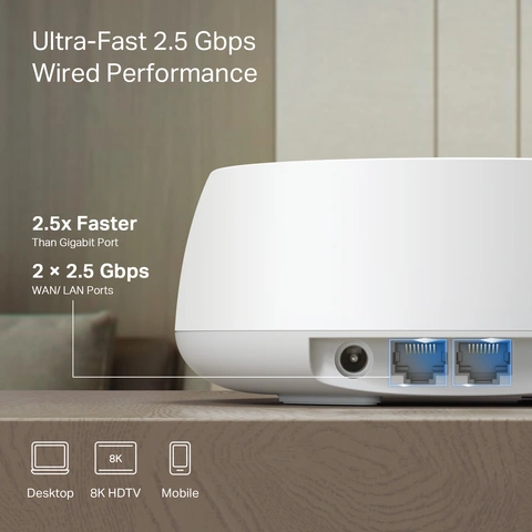 TP-Link Deco BE4800 Dual-Band Wi-Fi 7 Next-Generation AI-Driven