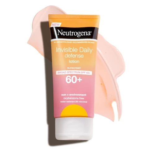 Neutrogena Invisible Daily Defense Sunscreen Body Lotion, Broad Spectrum SPF 60+, 3.0 Fl. Oz.