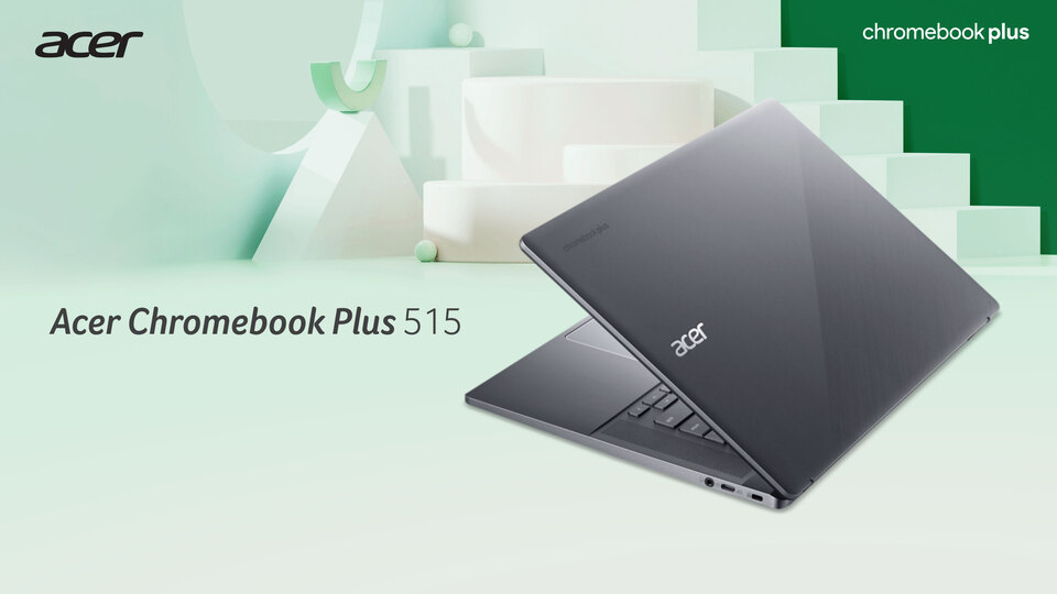 thumbnail video image 5 of (Open Box) Acer Chromebook Plus 515 15.6" Full HD Intel Core i3 i3-1215U 128GB SSD ChromeOS - CB515-2H-31NY, 5 of 6