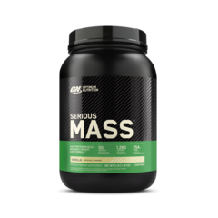 Product Optimum Nutrition, Serious Mass, Weight Gainer Protein Powder, Vanilla, 2.95lb image