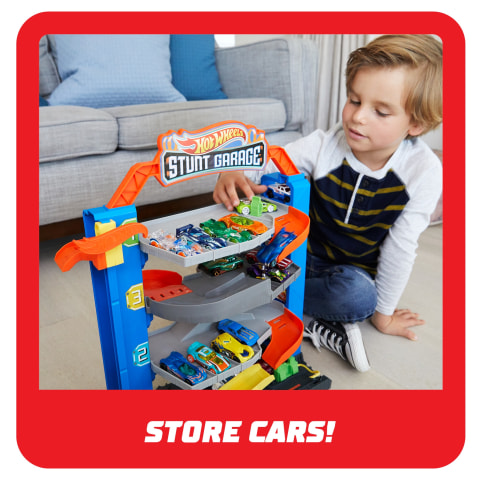 Hot Wheels Pista City Stunt Garage Mattel - GNL70