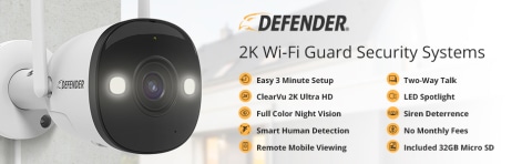 2K Wi-Fi Guard Pro Security System