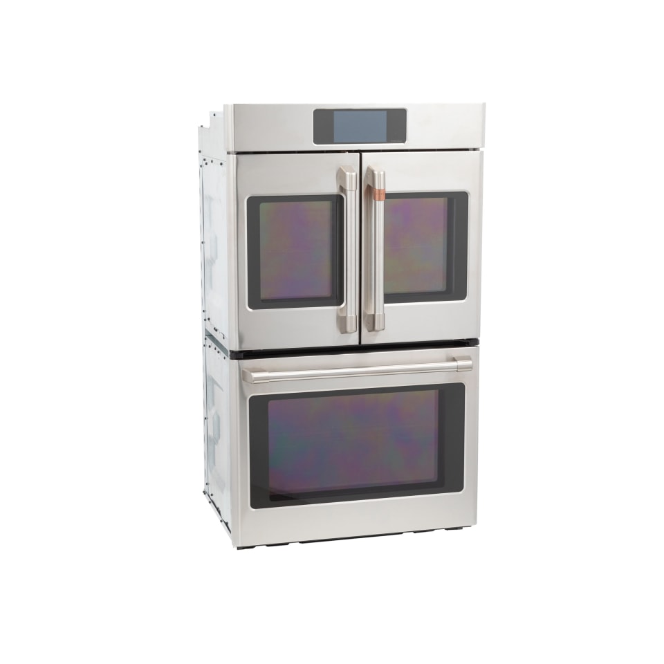 CTD90FP2NS1 Cafe 30 Professional Series Double French Door Electric Wall  Oven with True Convection and Full Color Display - Stainless Steel with