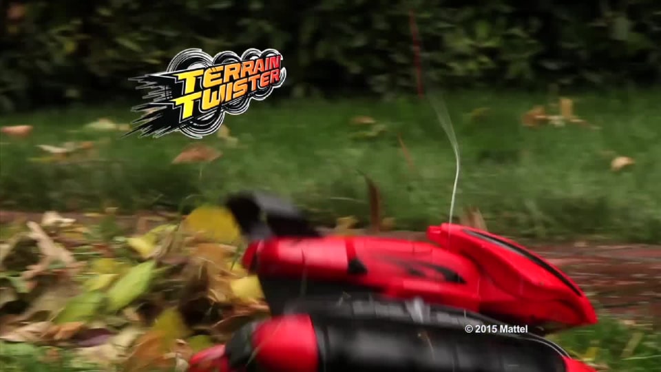 thumbnail video image 2 of Hot Wheels Terrain Twister Vehicle, Orange, 2 of 6