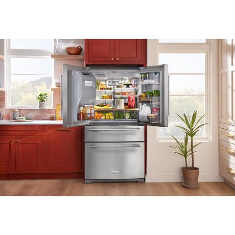 The Largest Capacity Multi-Door Refrigerator from KitchenAid Brand