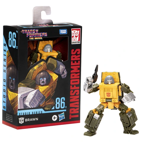 Transformers Studio Series Deluxe Class 86-22 Brawn Action
