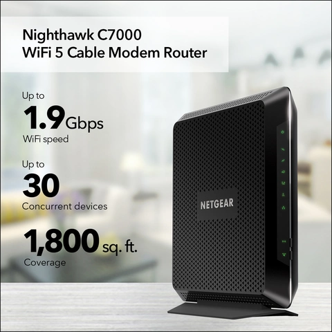 Netgear AC1900 C7000 cable deals modem router