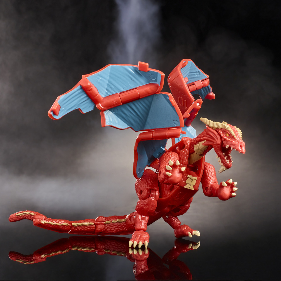 thumbnail video image 2 of Dungeons & Dragons Honor Among Thieves D&D Dicelings Red Dragon Collectible Action Figure, 2 of 8