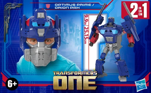 Transformers One 2 in 1 Mask and Optimus Prime (Orion Pax