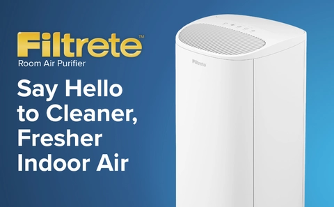 Filtrete by 3M Large Room Air Purifier True HEPA Filter 290 Sq ft Coverage Allergy Purification System Walmart