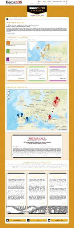 HomeDNA? Ancestry Test, Collection Kit Only: Starter & Advanced Mail In